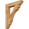 Ekena Millwork Olympic Slat Rough Sawn Bracket, Western Red Cedar, 6"W x 36"D x 44"H BKT06X36X44OLY06RWR - alternate 1